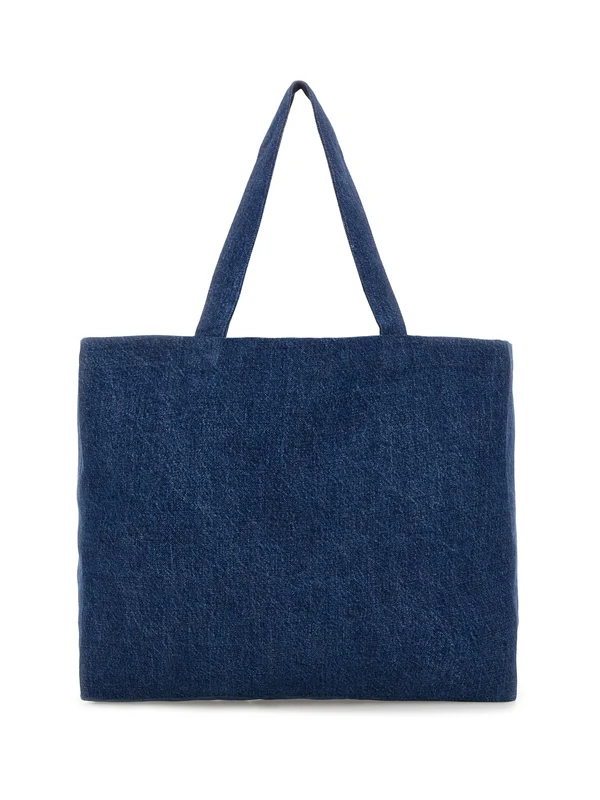 Logo Printing Denim Tote Bag - Image 3
