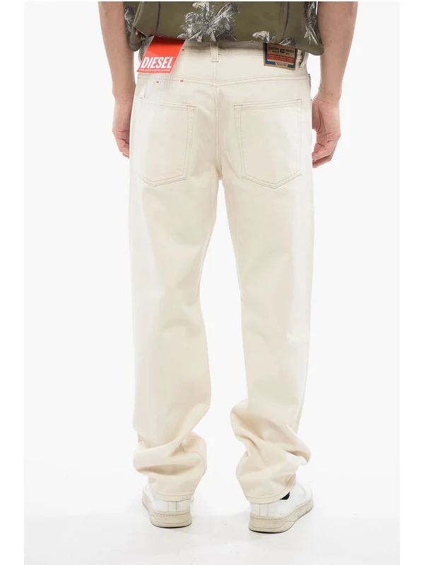 Diesel Beige Denim Pants - Image 2