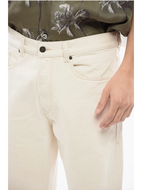 Diesel Beige Denim Pants - Image 3