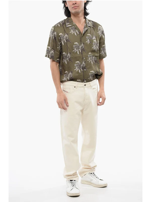 Diesel Beige Denim Pants - Image 4