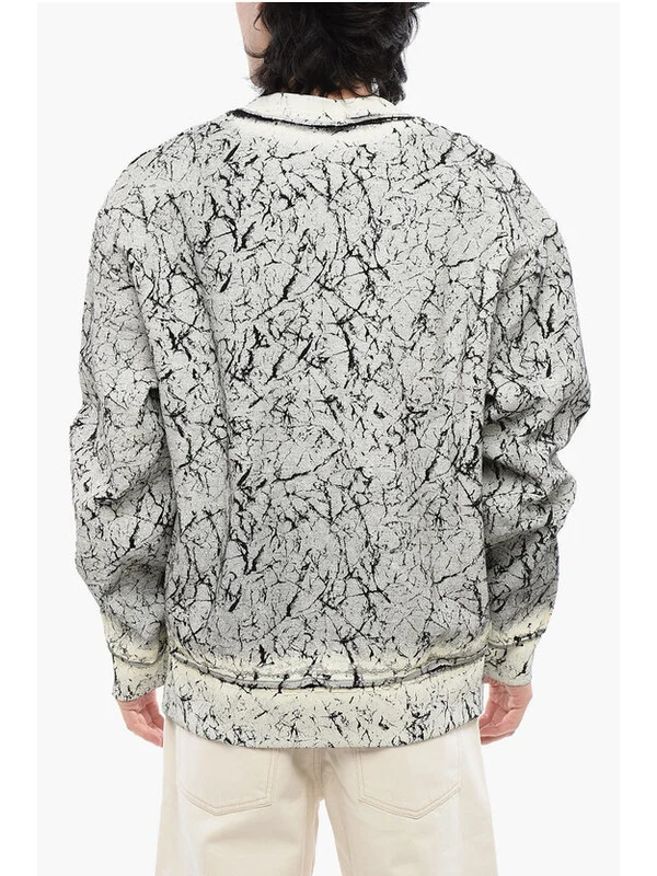 Diesel Black White Sweatshirt - Image 2