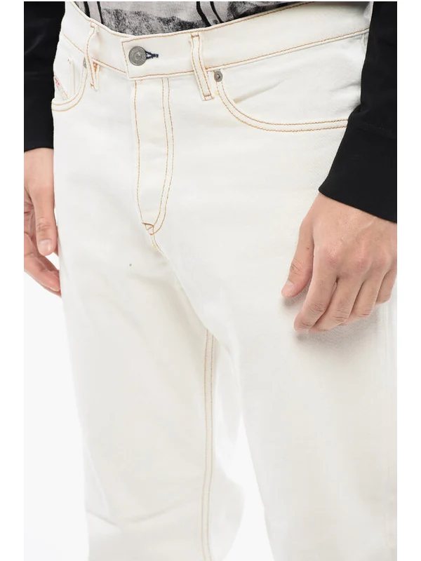 Diesel White Denim Pants - Image 3