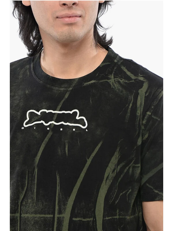 Diesel Multicolor Short Sleeve T-Shirt - Image 3