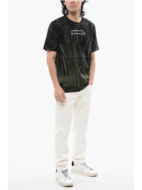 Diesel Multicolor Short Sleeve T-Shirt - Image 4