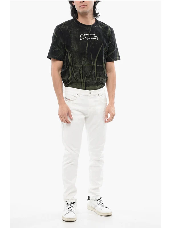 Diesel White Denim Pants - Image 4