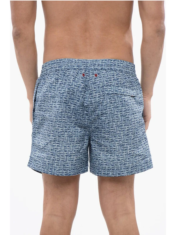 Diesel Blue Swim Shorts - Image 2