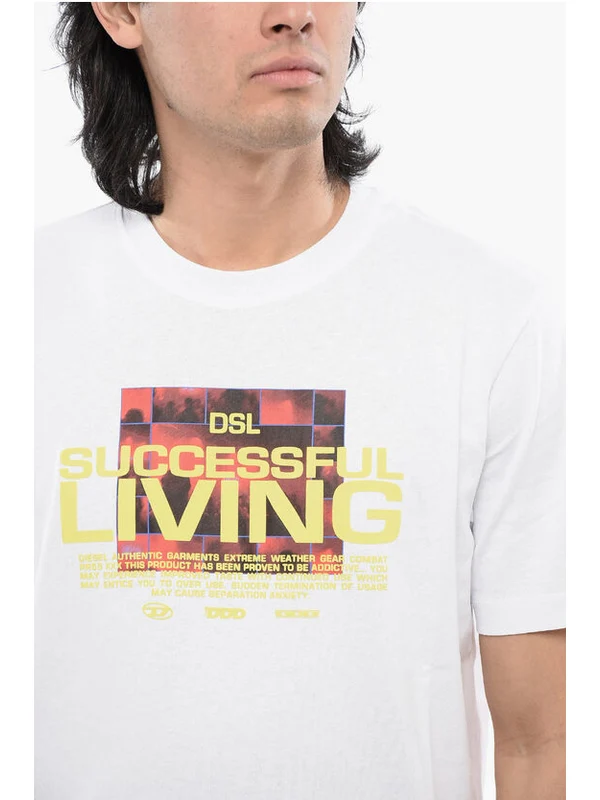 Diesel White Short Sleeve T-Shirt - Image 3