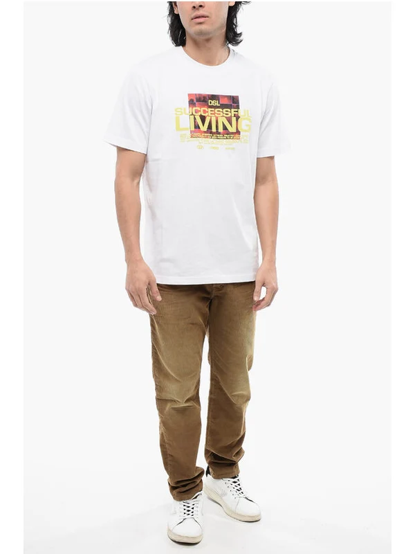 Diesel White Short Sleeve T-Shirt - Image 4