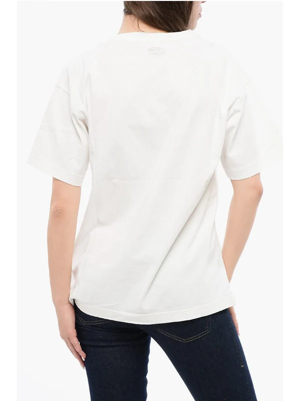 Diesel White Short Sleeve T-Shirt - Image 7