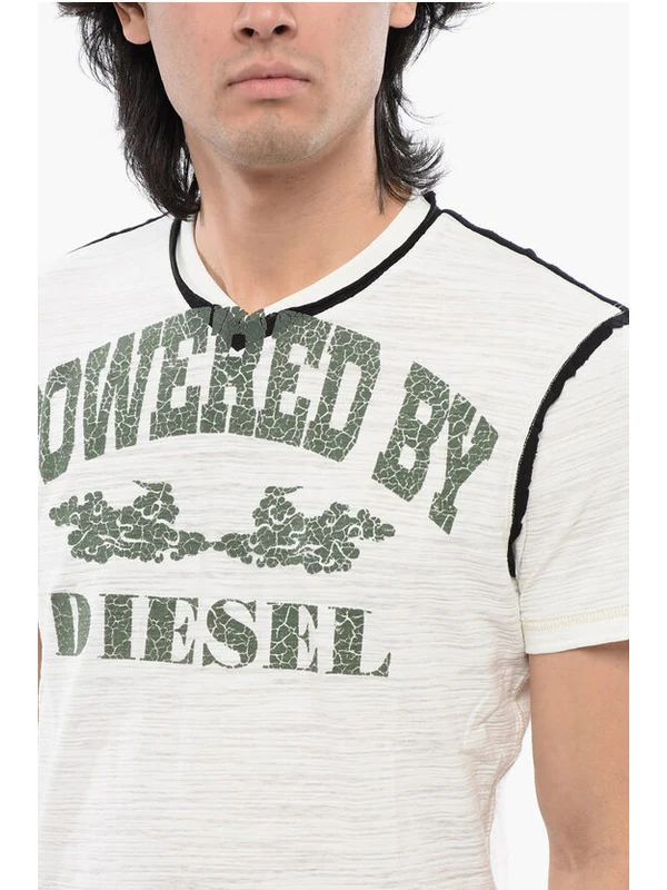 Diesel White Short Sleeve T-Shirt - Image 3