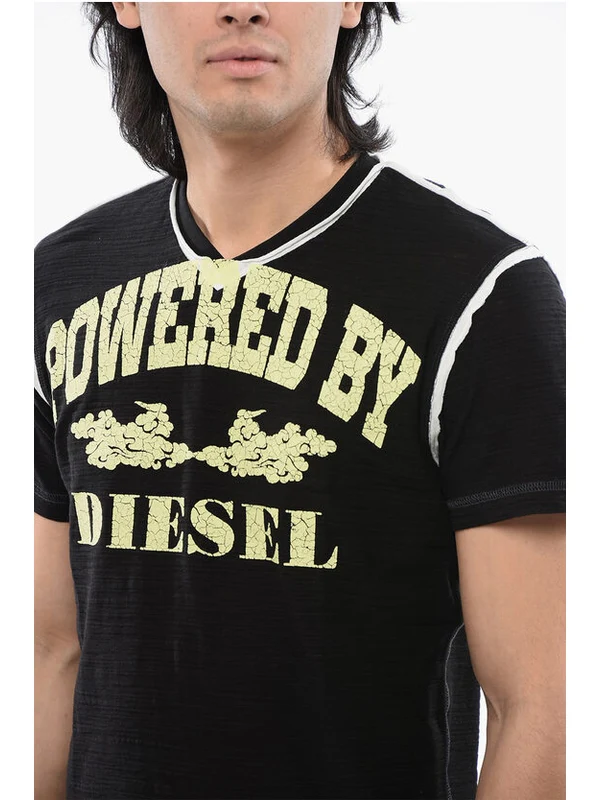 Diesel Black Short Sleeve T-Shirt - Image 3