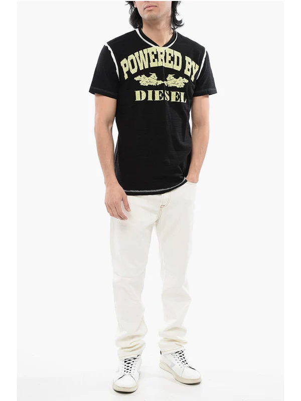 Diesel Black Short Sleeve T-Shirt - Image 4