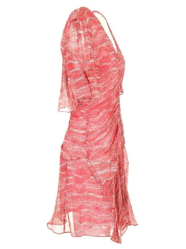 Vivienne V-neck Mini Dress - Image 3