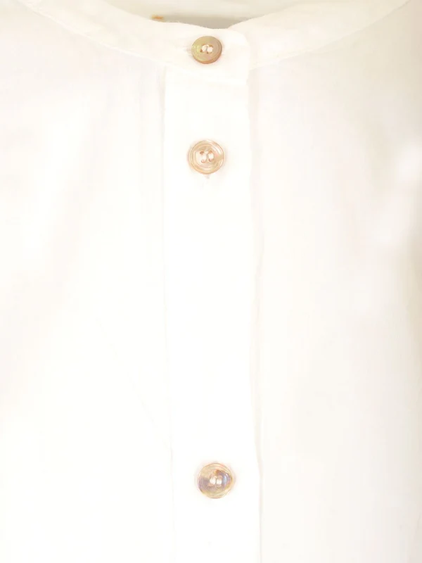 Sleeveless Cotton Silk Shirt - Image 4