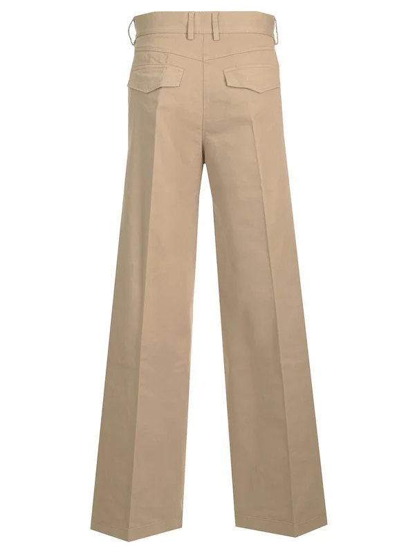 Soft Cotton Twill Trousers - Image 2