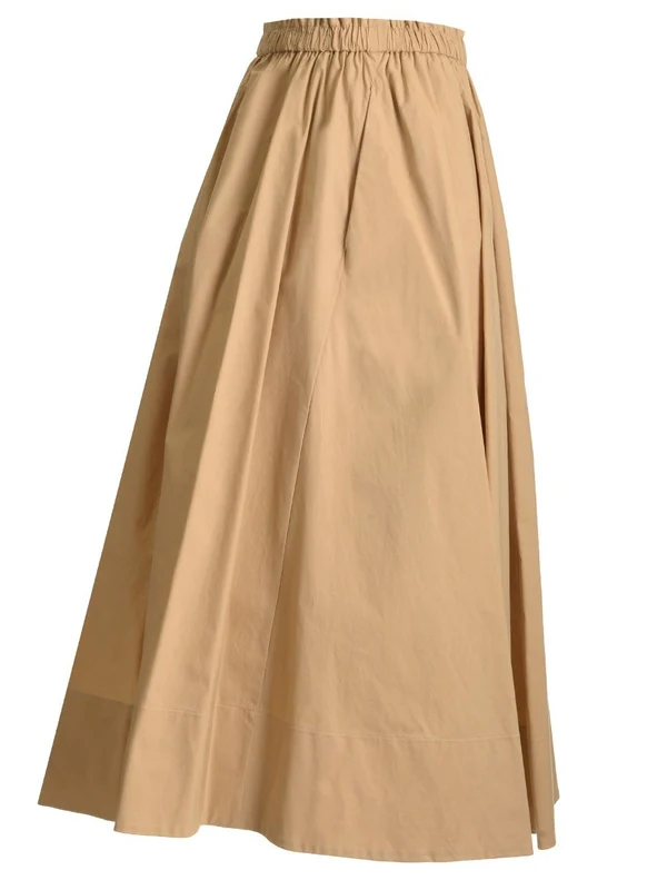 Full Poplin Cotton Skirt - Image 3