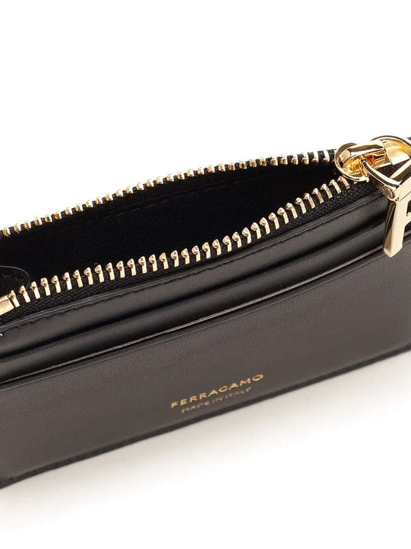 Logo Leather Card Wallet - Image 4