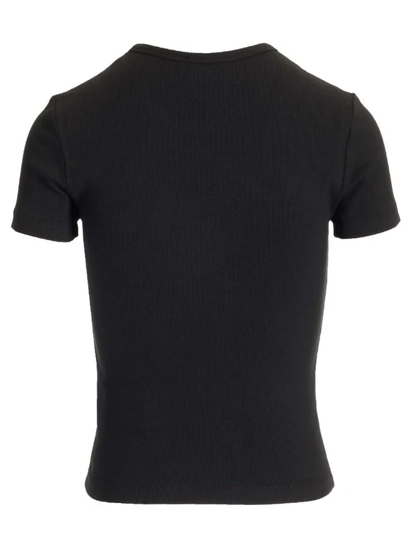 Embroidered Logo Cotton Short-sleeve T-shirt - Image 2
