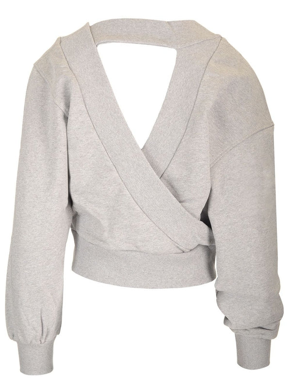 Double Fleece Cropped Sweatshirt - Image 2