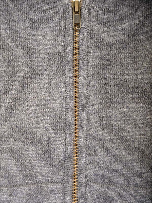 Lilia Cashmere Knit Zip-up Cardigan - Image 4