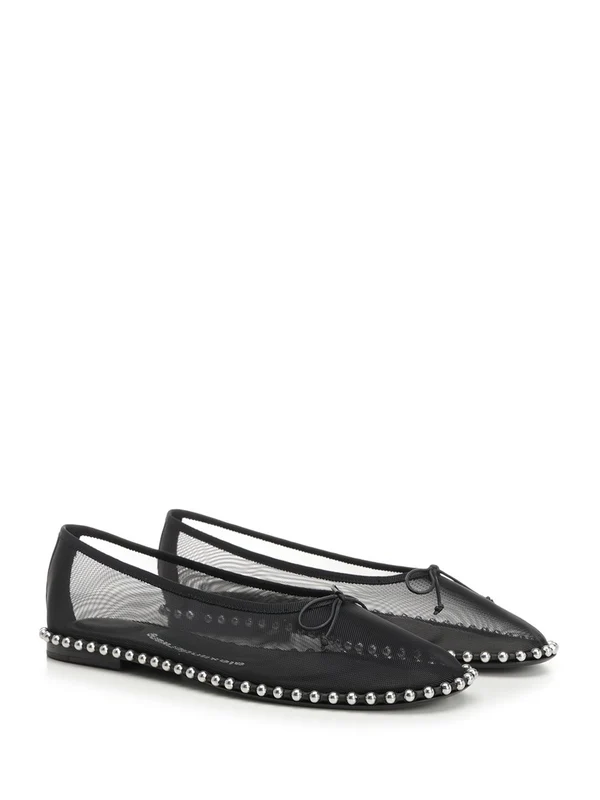 Lina Mesh Ballet Flat Shoes - Image 2