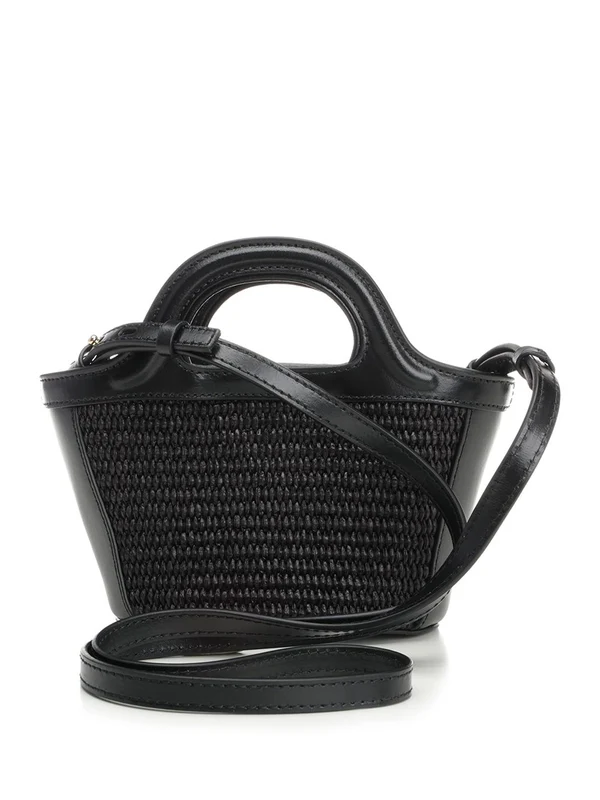 Tropicalia Micro Raffia Tote Bag - Image 3
