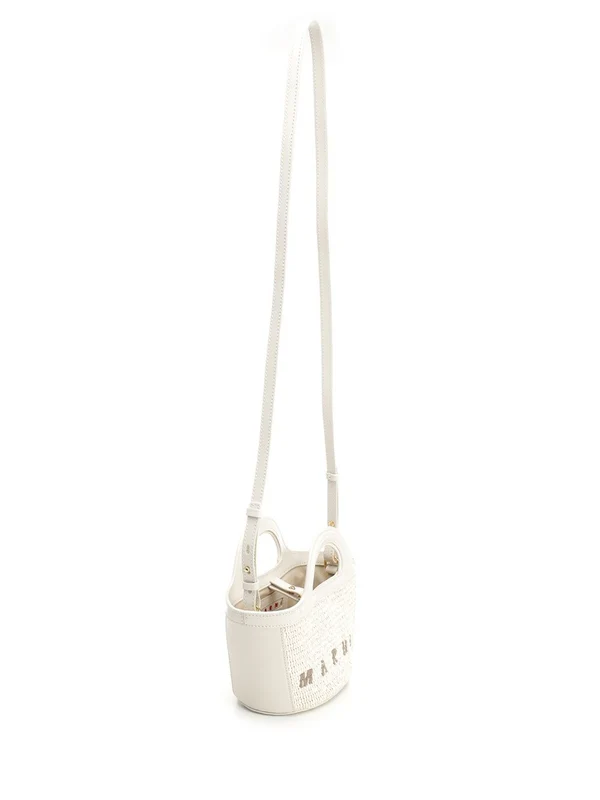 Tropicalia Micro Raffia Tote Bag - Image 2