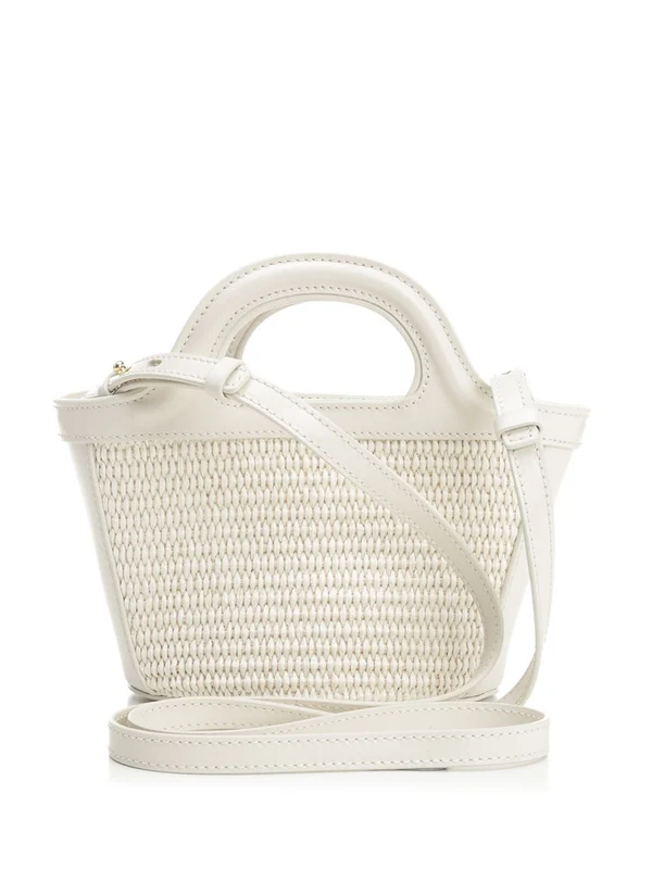 Tropicalia Micro Raffia Tote Bag - Image 3