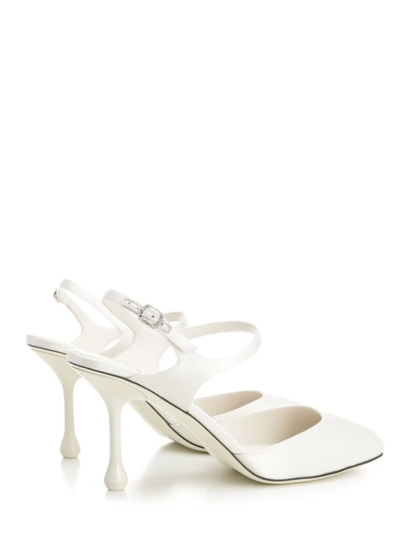 Pixie 80 Satin Slingback Heels - Image 3