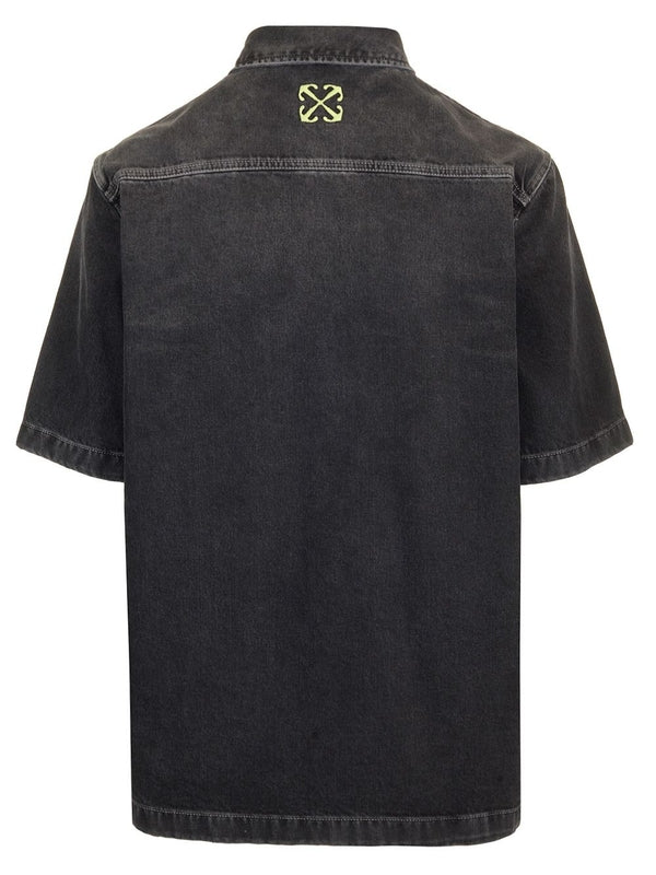 Denim Bowling Shirt - Image 2