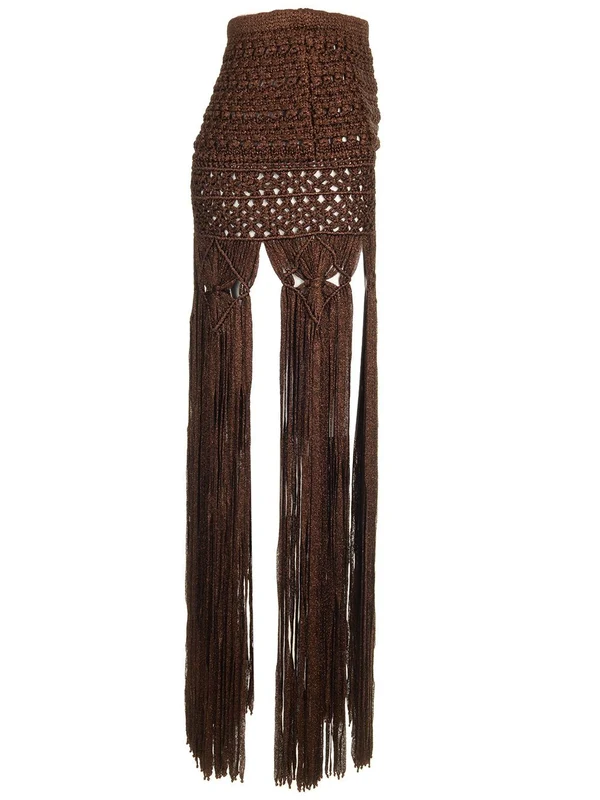 Viscose Blend Knit Skirt - Image 3
