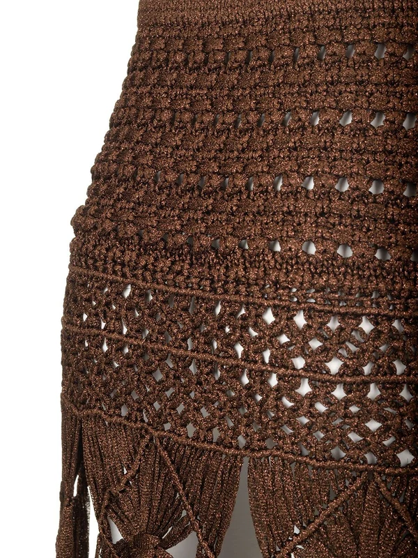 Viscose Blend Knit Skirt - Image 5