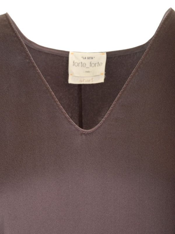 Silk Satin Long-sleeve Top - Image 4