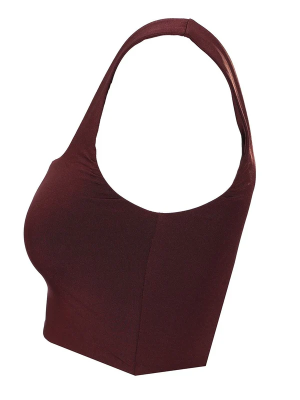 Square Neck Jersey Bra Top - Image 3