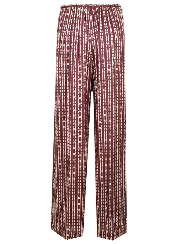 Chaonette Printed Satin Trousers - Image 2