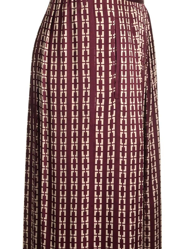 Chaonette Printed Satin Trousers - Image 4