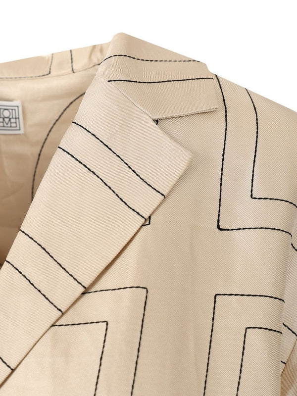 Monogram Pattern Silk Twill Shirt - Image 3