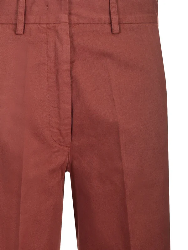 Soft Cotton Twill Trousers - Image 4