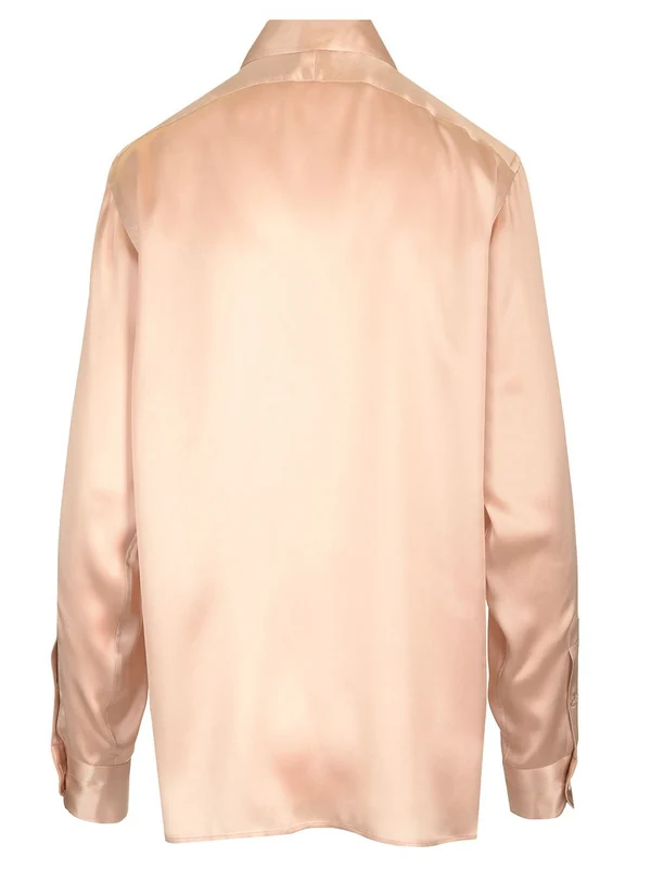 Pleated Silk Shirt - Image 2