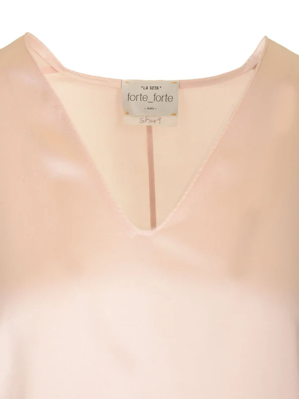 Silk Satin Long-sleeve Top - Image 4