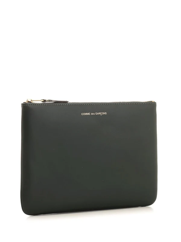 Logo Leather Pouch Wallet - Image 2