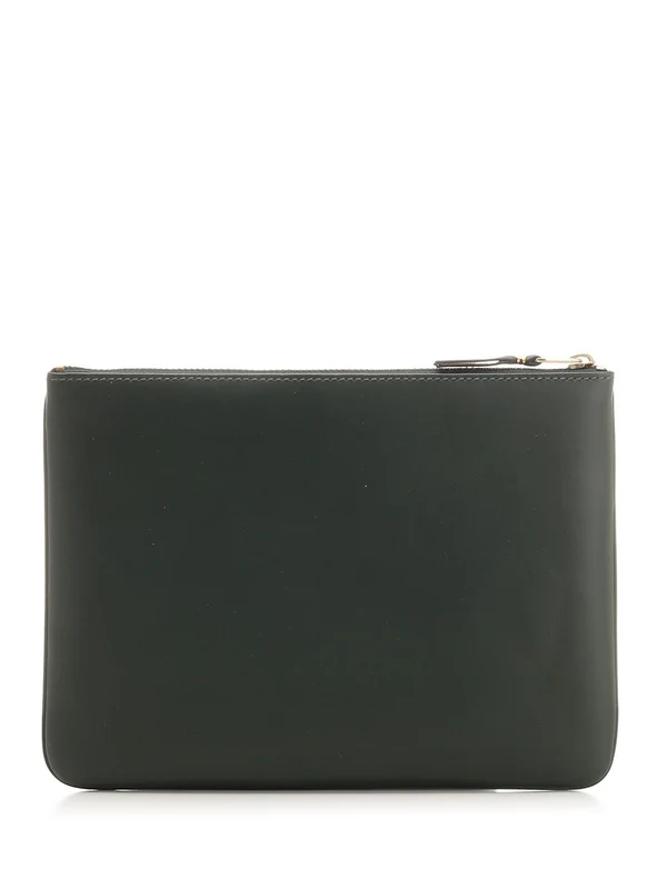 Logo Leather Pouch Wallet - Image 3
