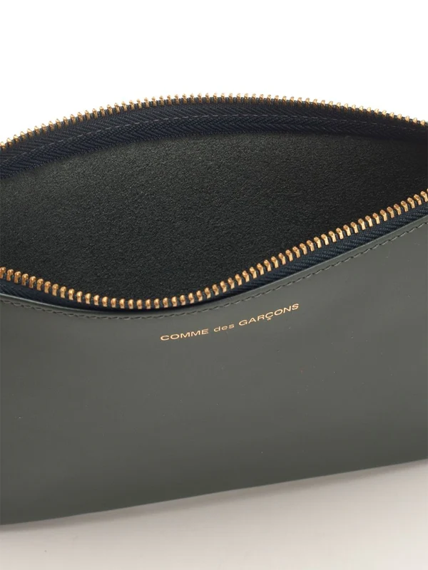 Logo Leather Pouch Wallet - Image 4