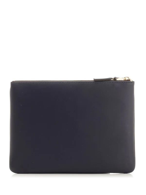 Logo Leather Pouch Wallet - Image 3
