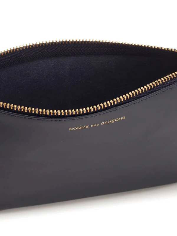 Logo Leather Pouch Wallet - Image 4