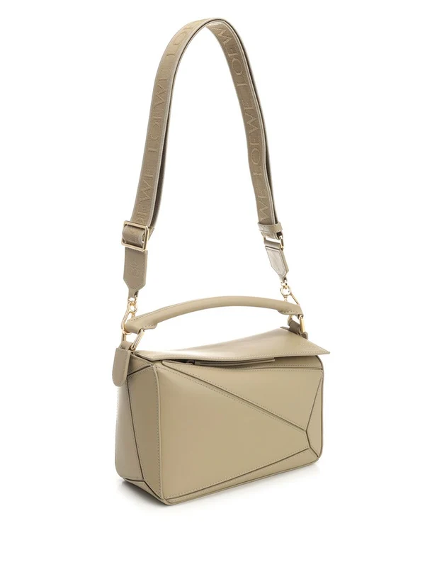 Puzzle Small Leather Shoulder Bag - Image 2