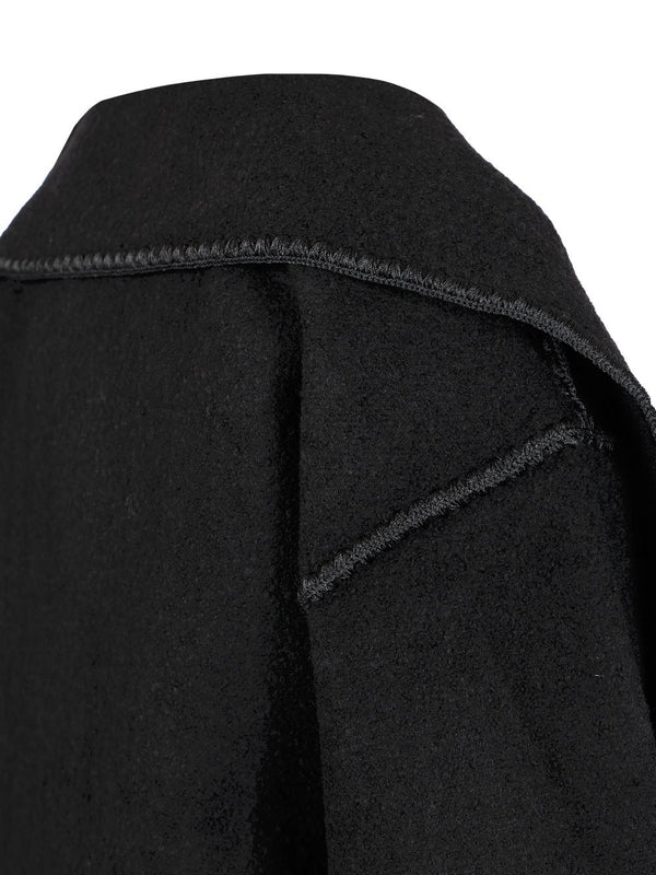 Embroidered Muffler Wool Jacket - Image 6