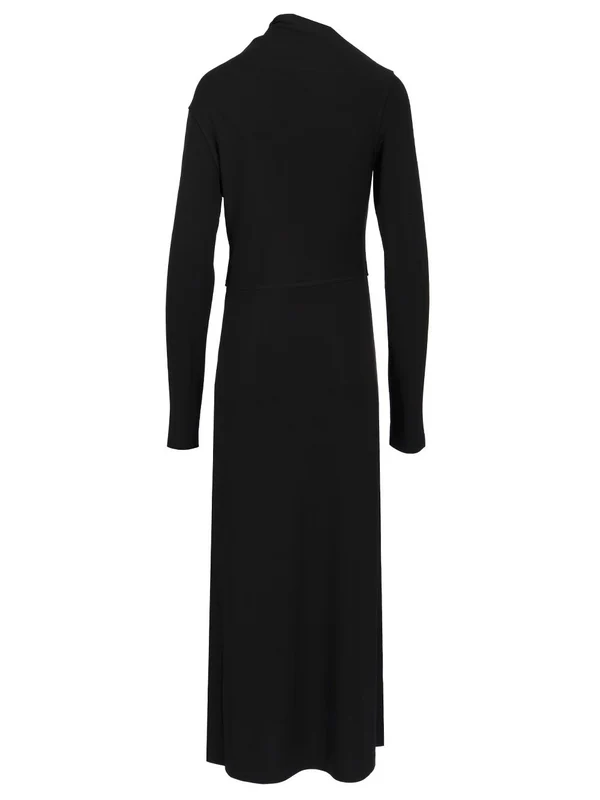 Asymmetric Draped Dress - Image 2