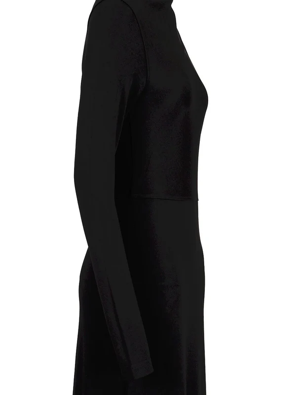 Asymmetric Draped Dress - Image 3