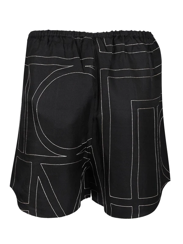 Monogram Silk Pajama Shorts - Image 2